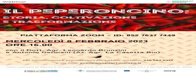 Seminario online sul peperoncino piccante 2023