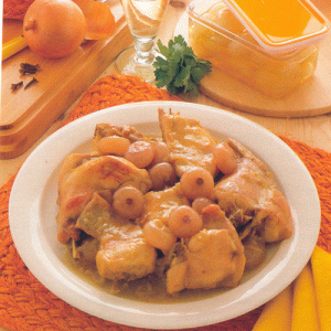 Pollo alle cipolle