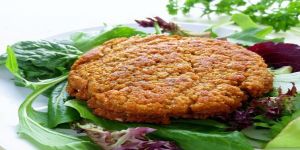 Burgher di ceci o Hamburgher vegetariano, senza uova
