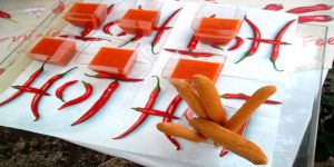 Aperitivo piccante al gazpacho di Michéle