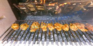 Ali di pollo alla brace in salsa piccante Pasilla