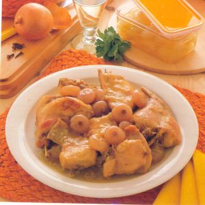 Pollo alle cipolle
