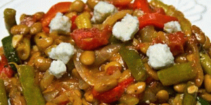 Stufato di fagioli Tepary e verdure