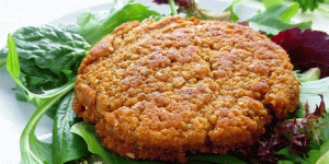 Burgher di ceci o Hamburgher vegetariano, senza uova