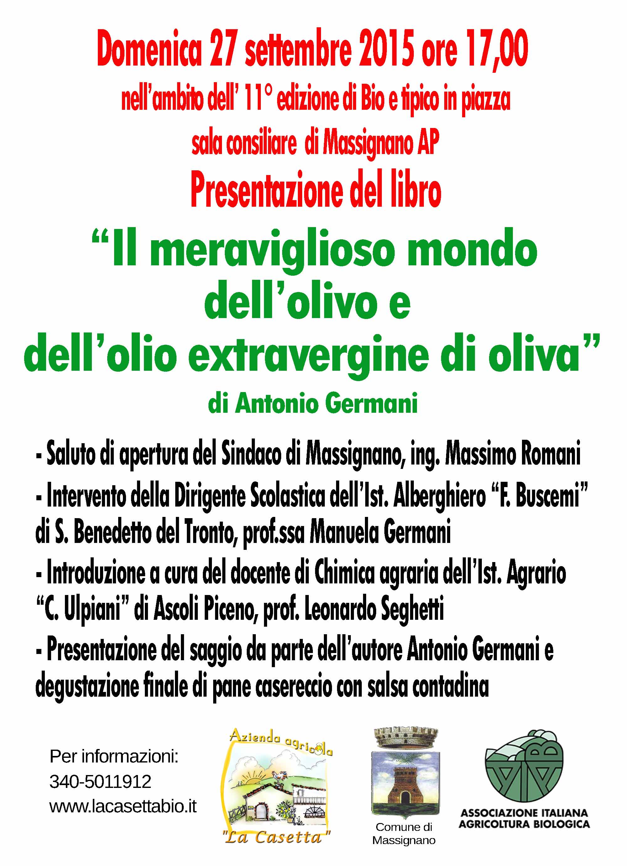 presentazione libro olio bio e tipico 2015